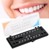 dental orthodontic ceramic brackets poly crystalline brace roth 022 mbt 3hocks not easy discoloration non toxic used to durable