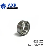 626zz bearing abec 5 10pcs 6x19x6 mm miniature 626z ball bearings 626 zz emq z3v3 qualityab