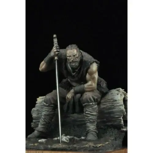 

Resin Figure Model Kit Unassambled 1/24 70mm ancient man officer Warrior (WITH BASE ) Unpainted collect Figure Building Kit