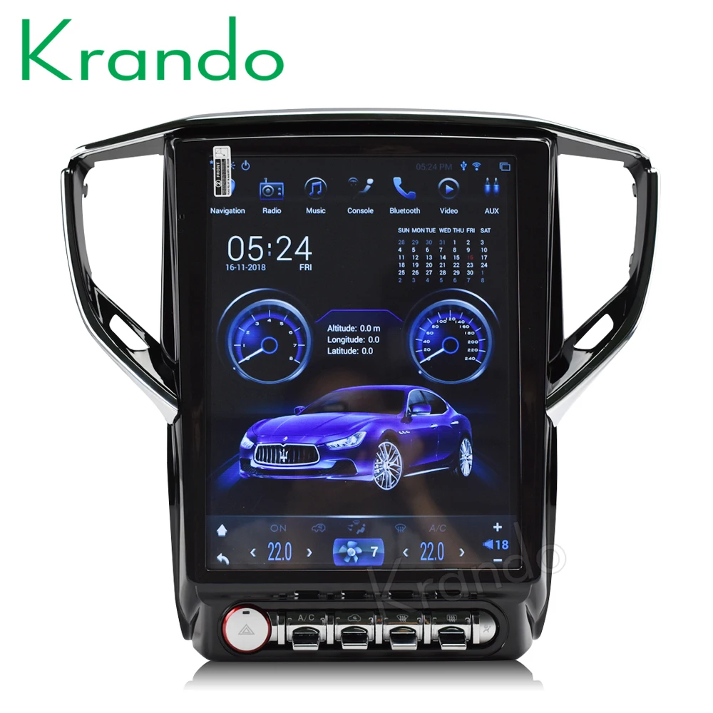 Автомагнитола Krando с вертикальным экраном 9 0 дюйма Android 12 1 gps навигацией для