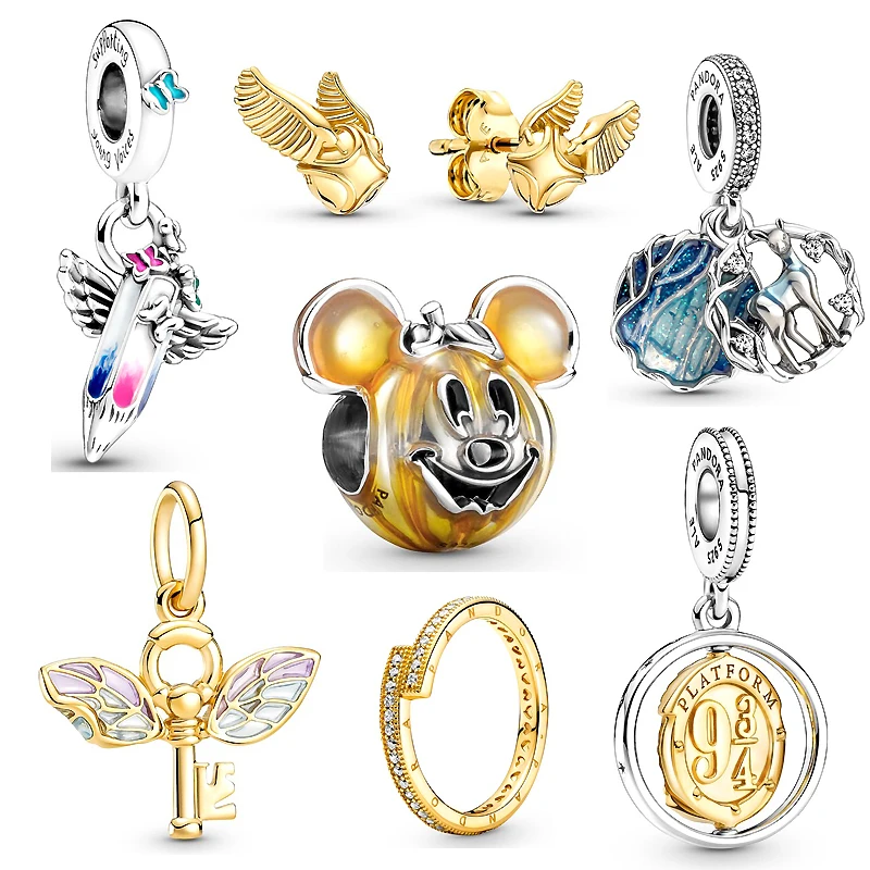 

Женский браслет из серебра 2021 пробы, с подвеской в виде тыквы