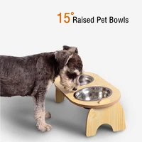 raised pet bowls for cats and dogs elevated dog cat food and water bowls with stand feeder stainless steel dog bowls