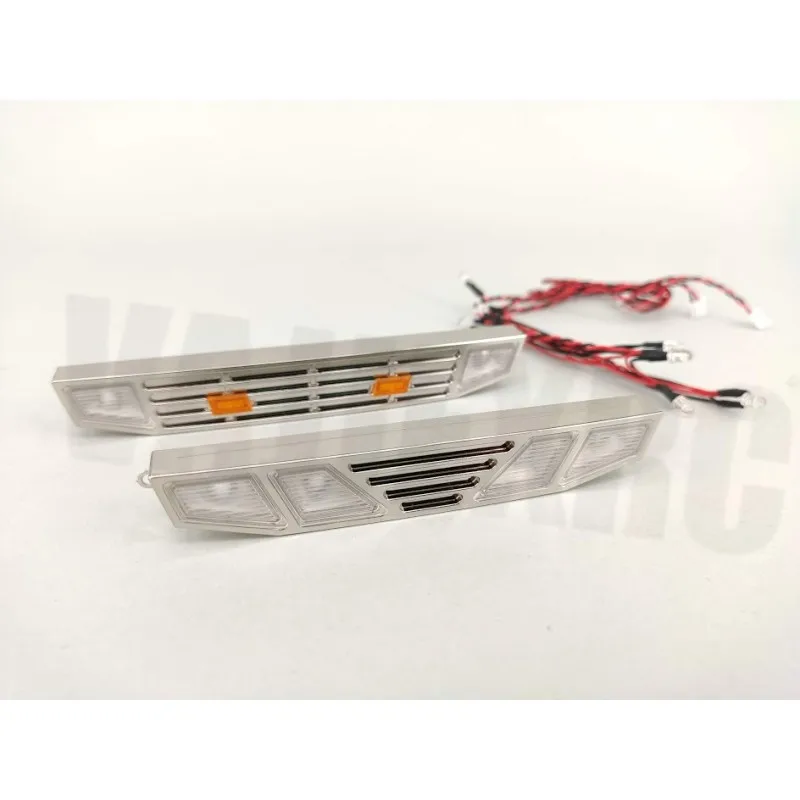 Хромированный гриль светодиодный набор для Тамия 1/14 весы дистанционное