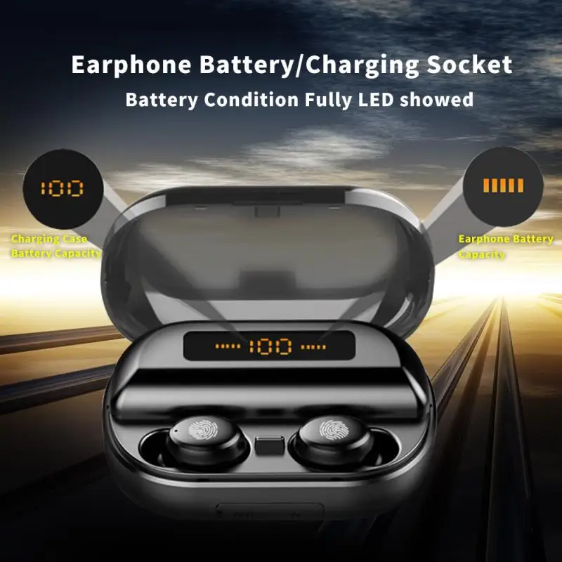 TWS-стереонаушники с поддержкой Bluetooth 5 0 и микрофоном 4000 мА · ч | Электроника