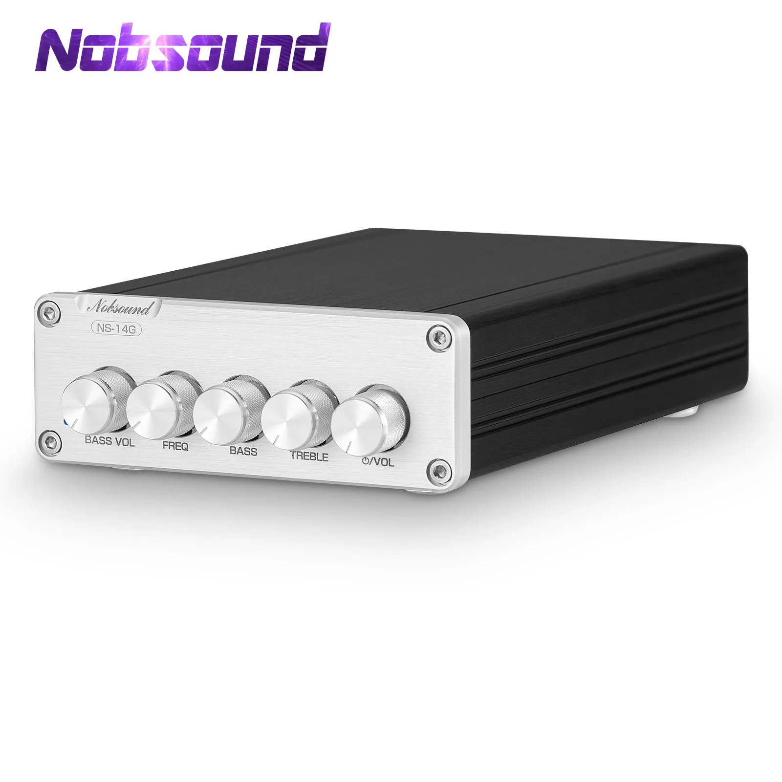 Nobsound Mini Hi-Fi 2 1 канала TPA3116D2 цифровой усилитель мощности стерео аудио басовый 2*50 Вт