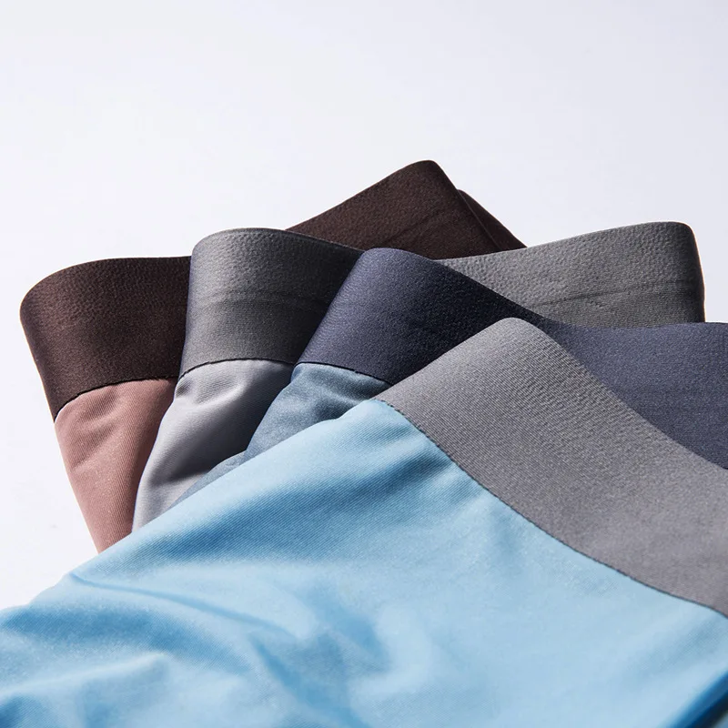 Мужское нижнее белье мужские хлопковые трусы дышащие боксеры Однотонные удобные