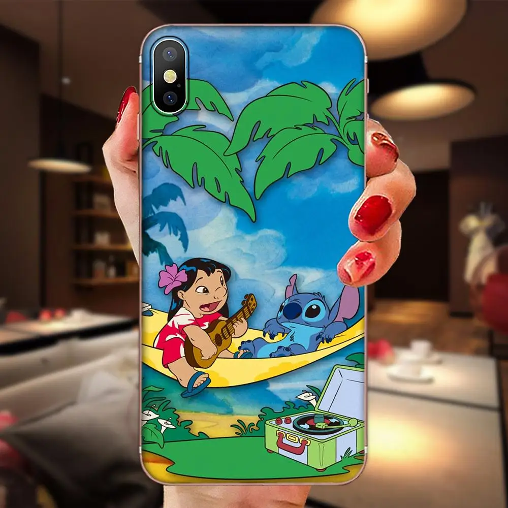 С рисунком из мультфильма Лило Стич мягкая Приятная для художественного Galaxy Grand A3