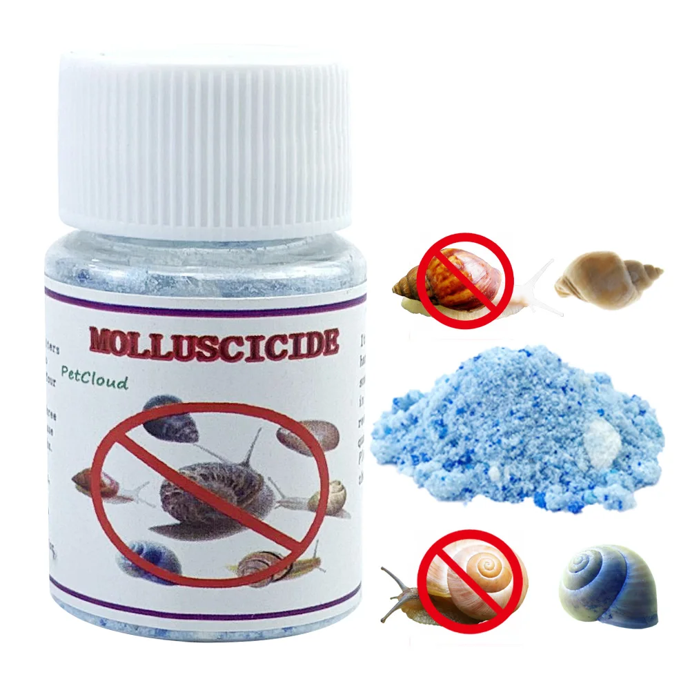 

Grass Tank Aquarium Pet Accessories Molluscicide Cleaning Products Fish Tank Snail Remover Special Product Blue 10g / 1 Bottle
