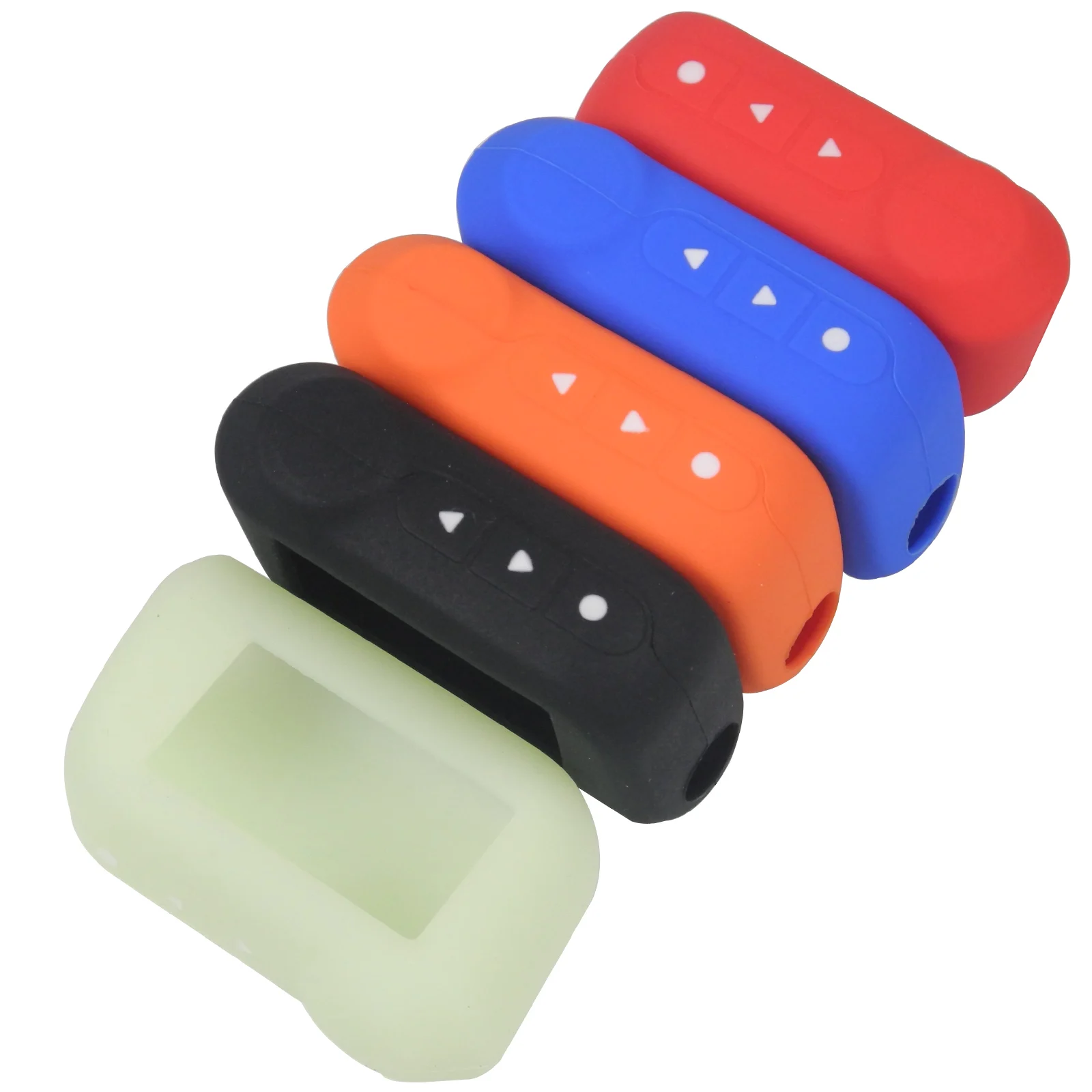 

Jingyuqin A93 A96 A63 силиконовый резиновый чехол для автомобильного ключа для Starline A93 двухсторонняя Автомобильная сигнализация ЖК-чехол защитный ч...