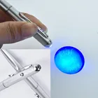 1 шт. Пластик Материал невидимые чернила ручки оригинальные шариковые ручки новинка, офисные школьные принадлежности, Блокноты с Uv светильник магии шариковая