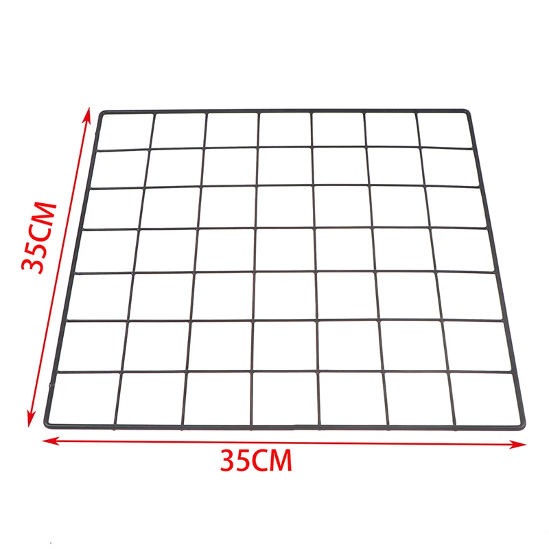 

Modern Metal Shelf Home Wall Decoration Iron Grid Nordic Art Photo Displaying Frame Party Mesh Postcards DIY