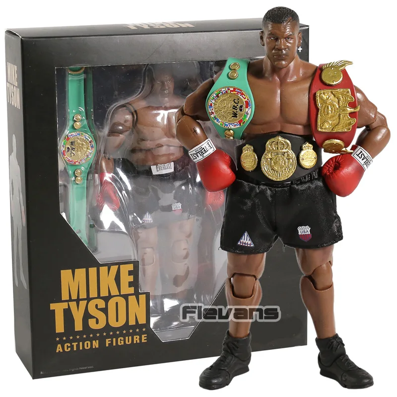 A box Чемпион по боксу Mike Tyson Final Round Storm коллекционные игрушки из ПВХ - Цвет: A box