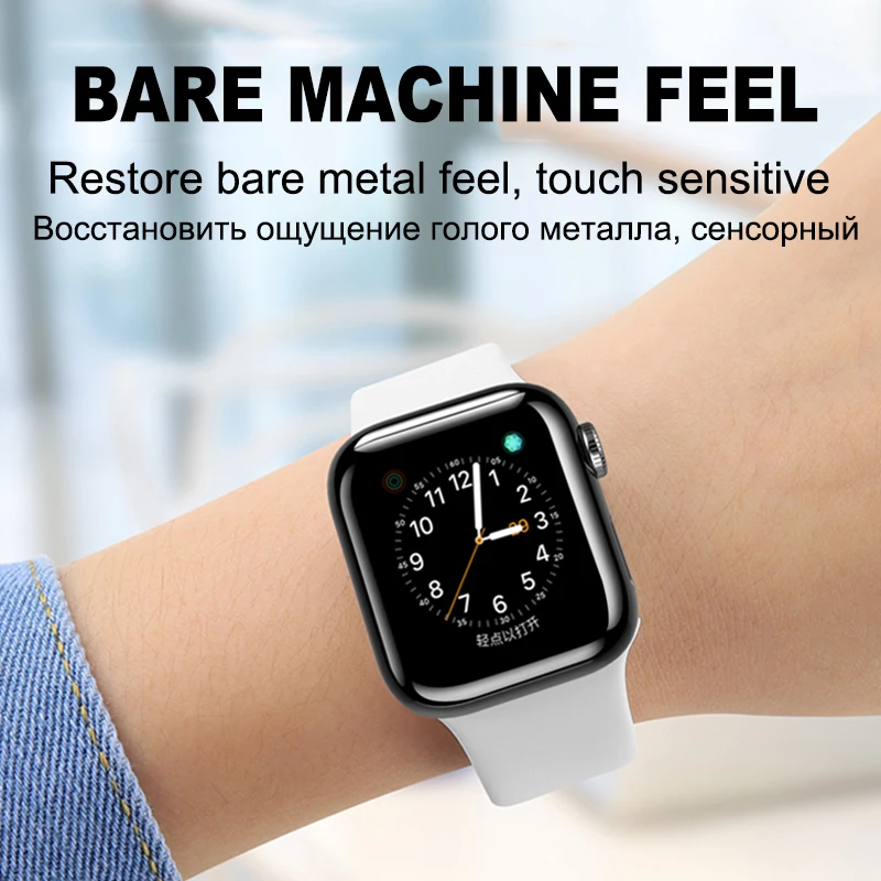 3D полное покрытие закаленное стекло для Apple Watch Series 3 2 1 38 мм 42 Защита экрана iWatch SE 6 5