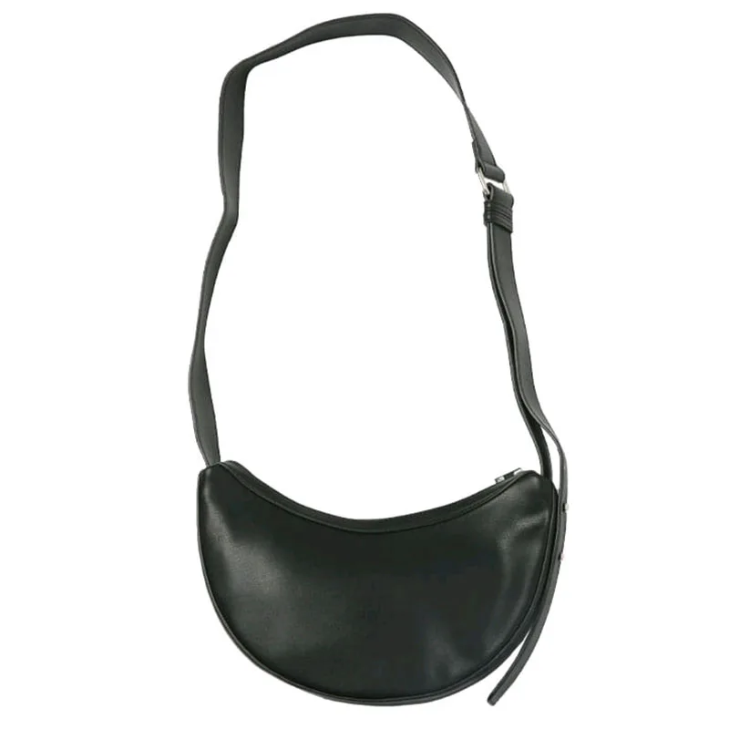 

Women's Bag 2019 New Student Casual Fashion PU Shoulder Messenger Bag Black Bag Women
