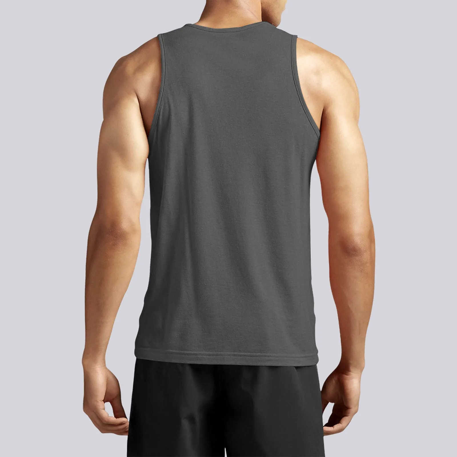 

2021 New Tank Men Sport Sleeveless Shirt Tank Bodybuilding Fitness Workout Vest Men's Muscle Underwear Cotton Casual Tank Tops