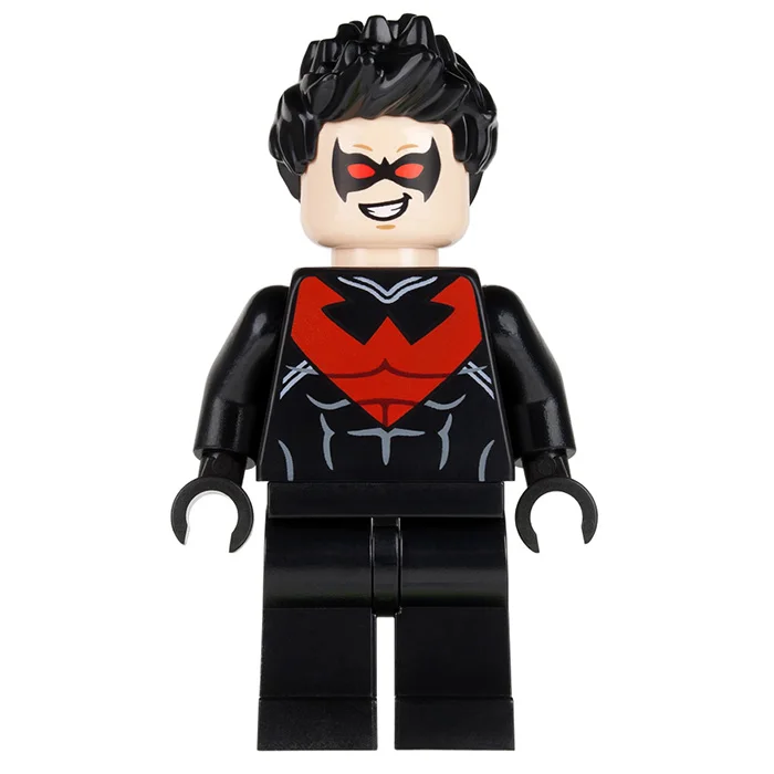 Одиночная продажа красный глаз SH085 Nightwing Бэтмен фильм супер герои minifig собрать DIY