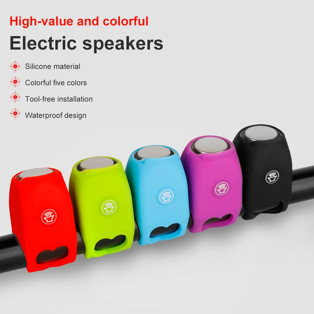 

Bike Electronic Loud Horn 120 db Warning Safety Electric Bell Police Siren Bicycle Handlebar Alarm Ring Bell Cycling Accessories