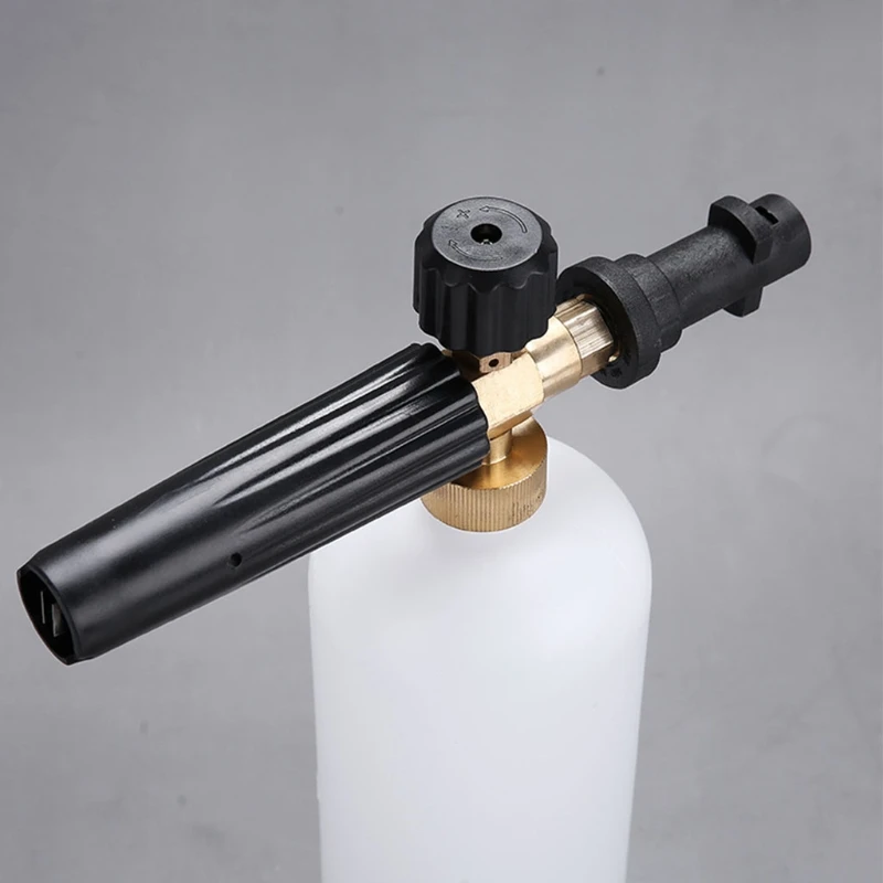 

High Pressure Snow Foam Lance Cannon Soap Dispenser Jet Car Washer Adjustable Nozzle Sprayer Watering Spray Sprinkler Tool B36B