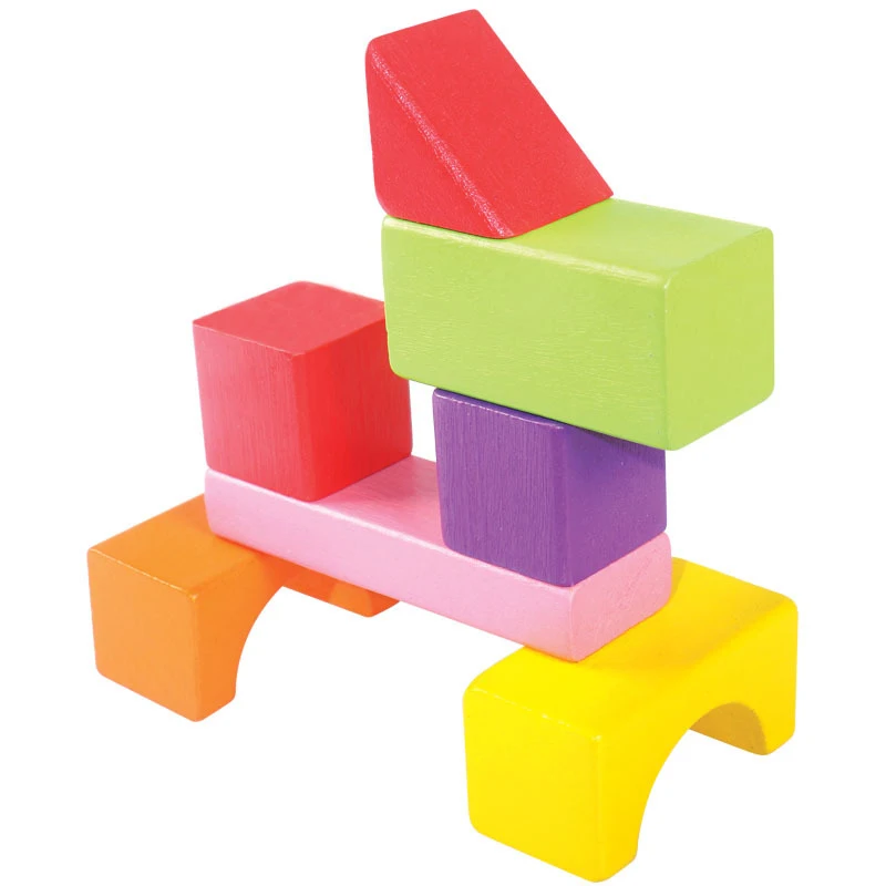 

Montessori Wooden Children's Color Building Blocks Educational Toys Children's Toy Building Blocks CN (origin) Wood Baby Toy