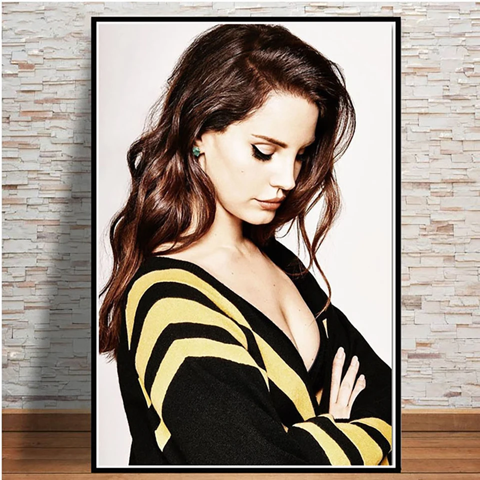 Модель высокой четкости музыкальная душа поп ролл Ланы Рей вечеринки Cartel Estrella Arte