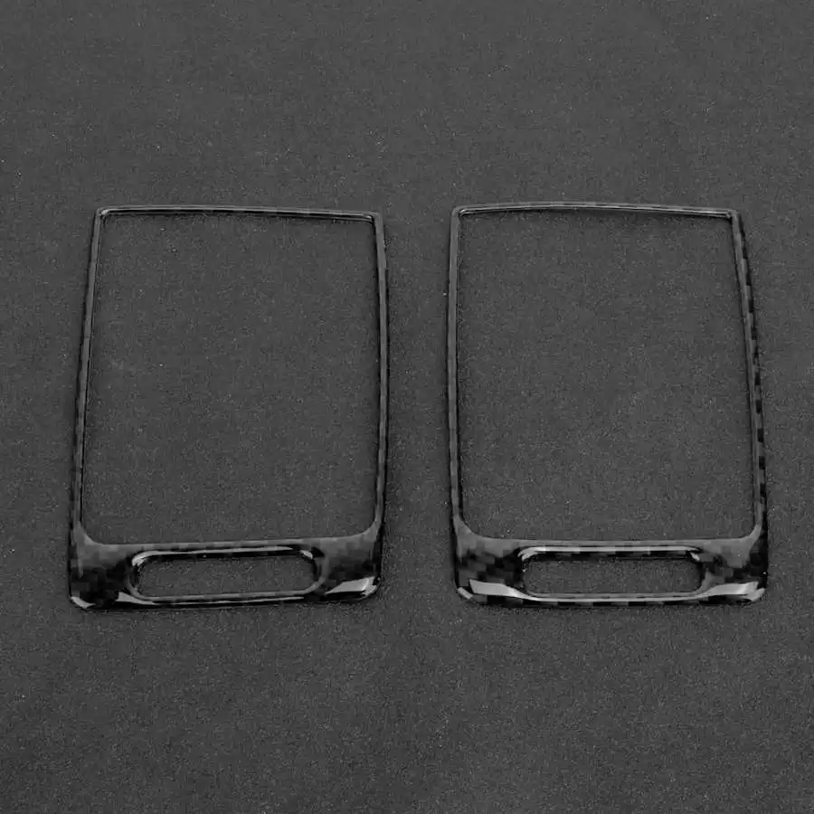 

2Pcs Soft Carbon Fiber Side Air Vent Outlet Cover Trim Fit for Honda CRV CR-V 07-11 car styling