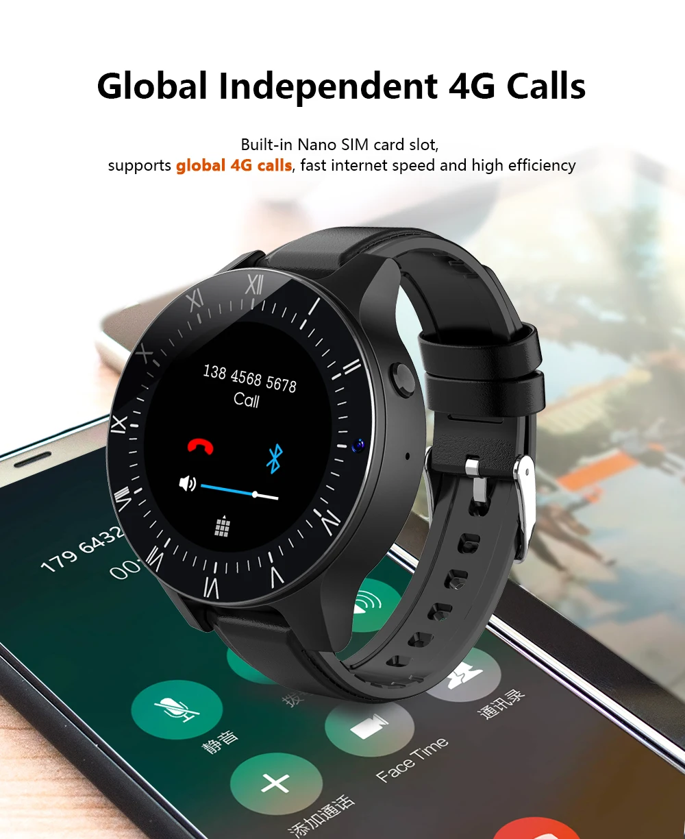 Смарт-часы Rollme HERO PRO мужские 4G LTE GPS ГЛОНАСС IPS 1 69 дюйма 1600 мАч МП - купить по
