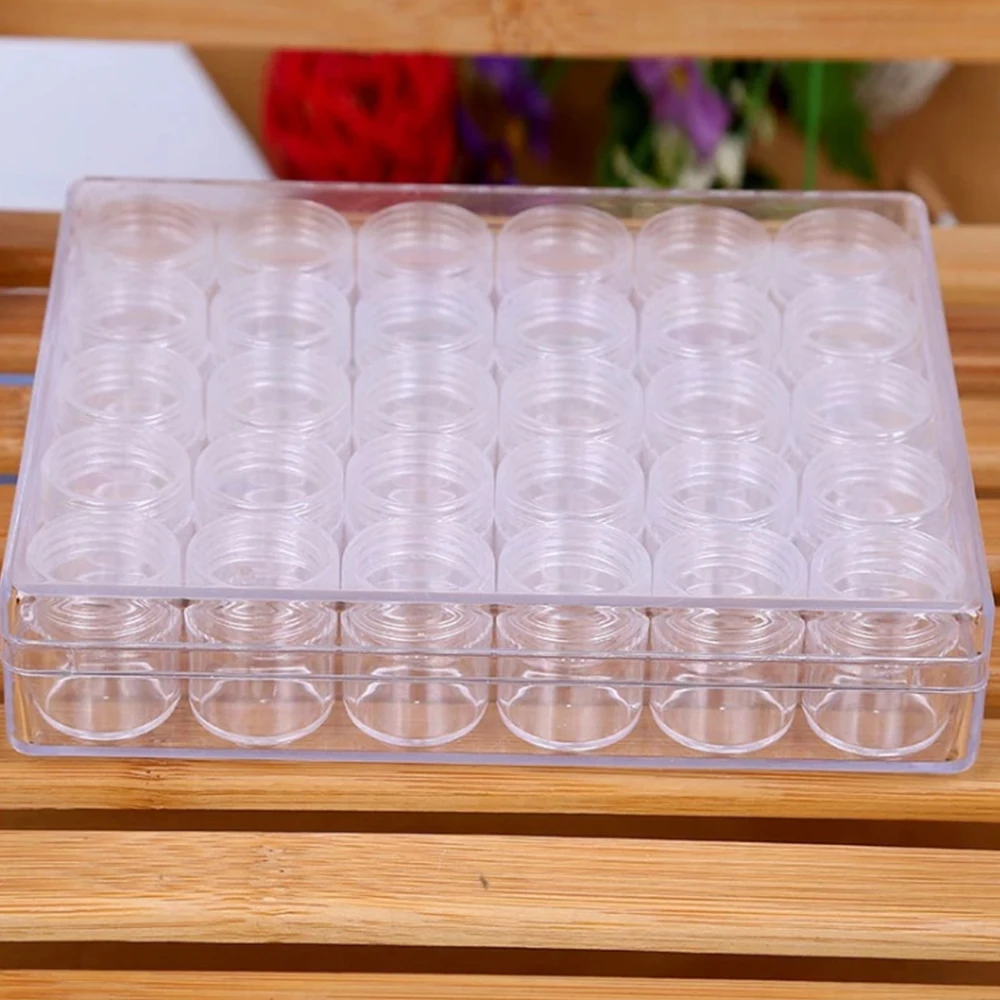 Пустая бутылка для макияжа 30 ячеек путешествий банки хранения крема пудры