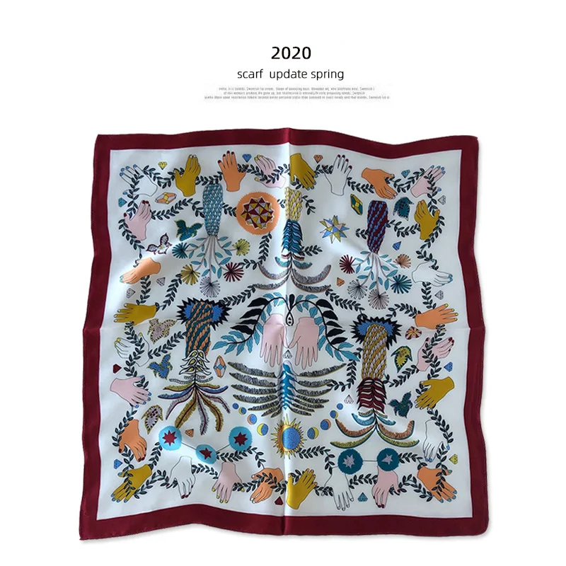 

Mulberry Scarf SUNSCREEN silk scarves shawls wraps decorative for heair bags bufanda seda mujer cabello bolsa echarpe ete soie