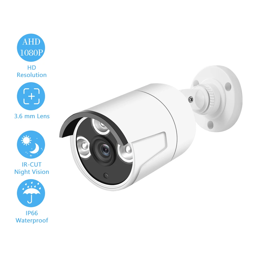 Система видеонаблюдения 2.0MP 1080P аналоговая камера системы безопасности система