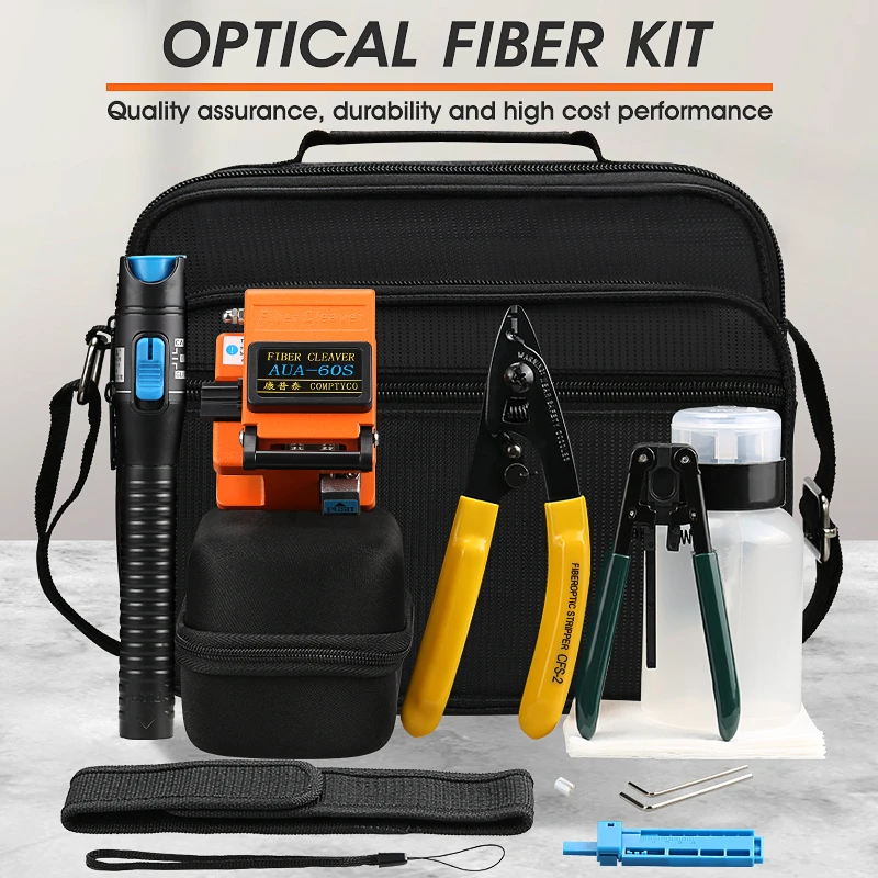 13 шт./компл. FTTH Набор инструментов для оптического волокна с AUA-60S кливером и