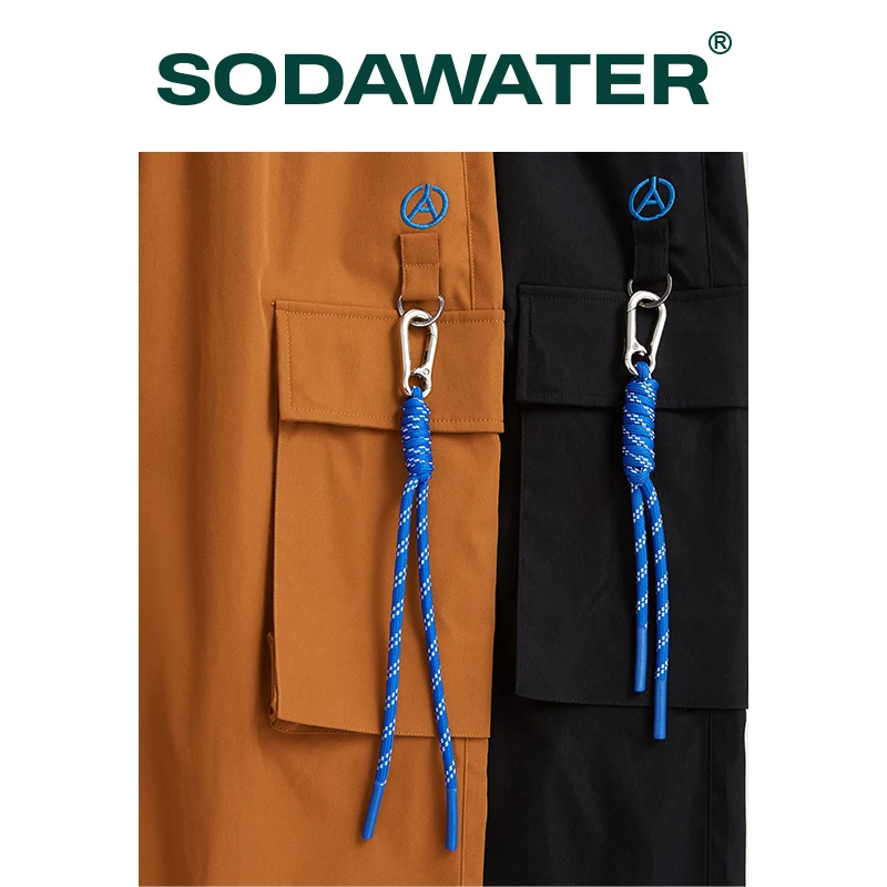 

SODAWATER Plus Size Joggers Pants Men Loose Fit Drawstring Elastic Waist Casual Pants Men Harajuku Harem Pants 3608S21