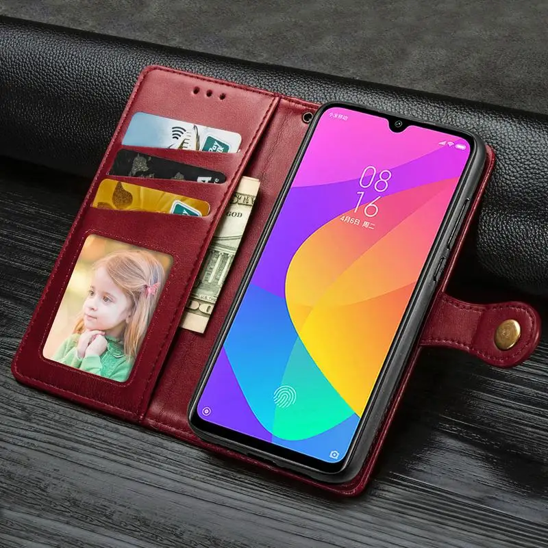 Чехол для Xiaomi mi 9 Lite CC9 Pro CC9E чехол Роскошный Ретро кожаный бумажник флип чехол для телефона для Xiaomi mi 9T mi 9 Pro mi 9T Coque