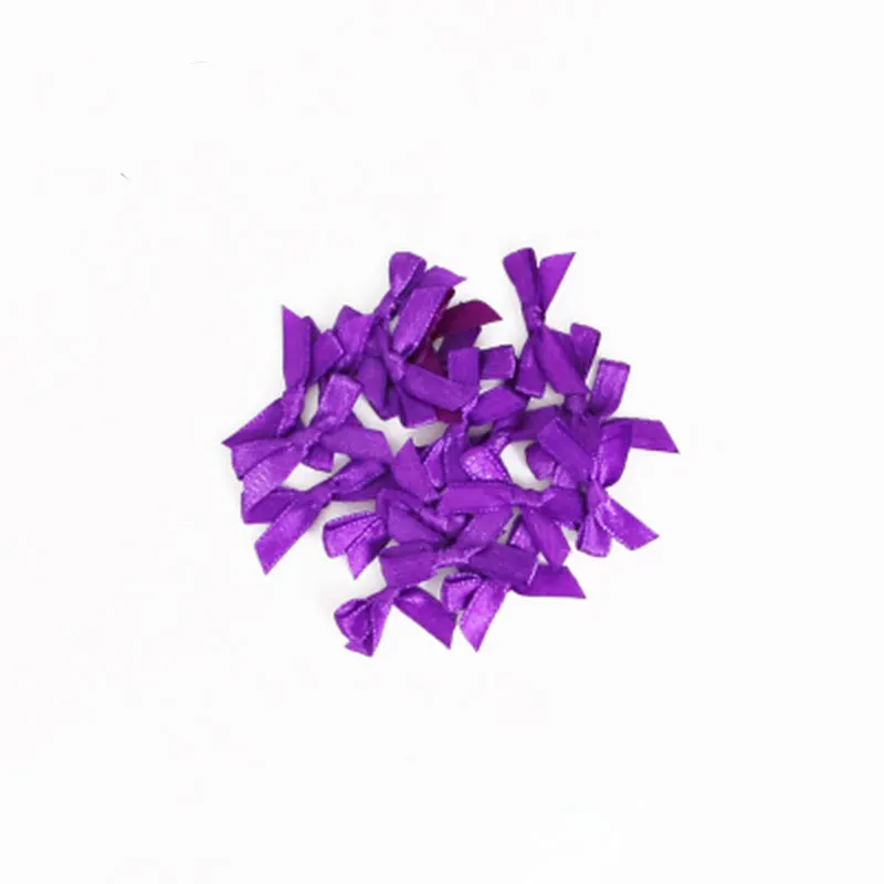 

20 pcs/set bows Small size Colorful Polyester Satin ribbon Bow Flower DIY Craft Decoration