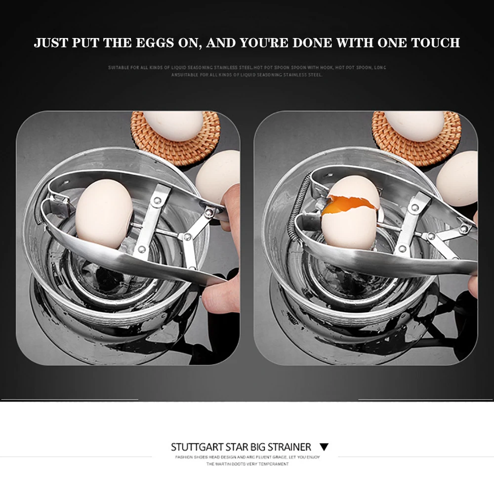 Egg Scissors Stainless Steel Boiled Topper Shell Cutter Knocker Raw Cracker Separator Opener Kitchen Accersories | Дом и сад