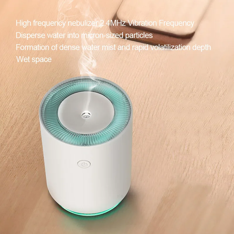 

7Changing Kleurrijke Led Night Lamp Light 220Ml Usb Air Plug Luchtbevochtiger Ultrasone Elektrische Aromatherapie Etherische Oli