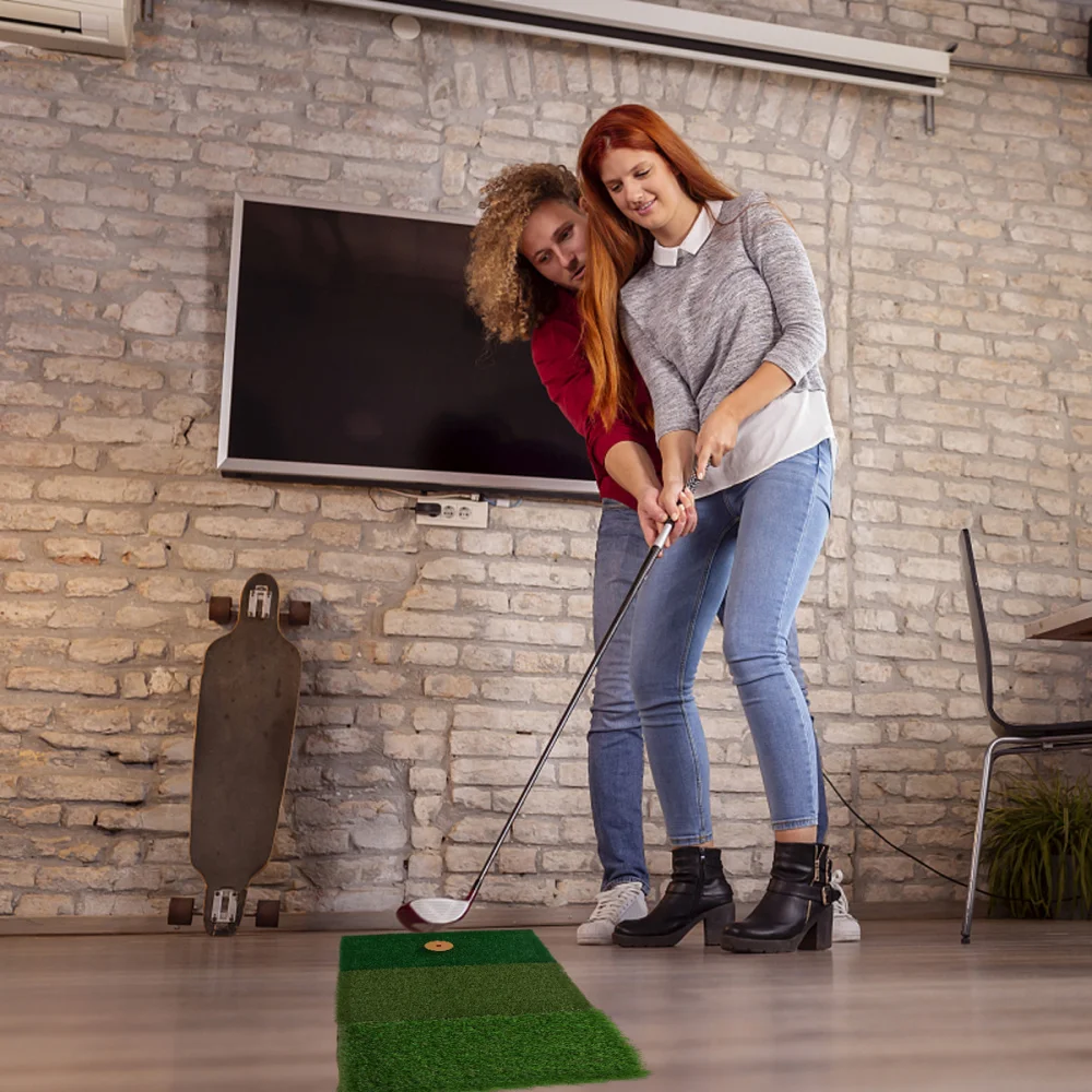 

Simple Creative Practice Mat Convenient Artificial Turf Swing Mat