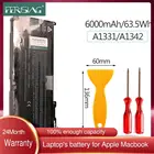 Аккумулятор для ноутбука A1331, 13 дюймов, A1342, MC207LL, A, MC516LL, A Air, 13,3 дюйма, MC233LL, 020-6809-A