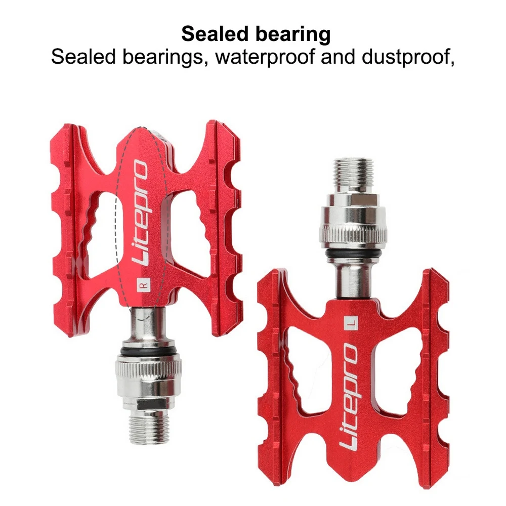 

Aceoffix For Brompton Bike Ultralight Pedal Quick Release Adaptors for MKS ezy pedals For MTB Road Bike BMX Universal