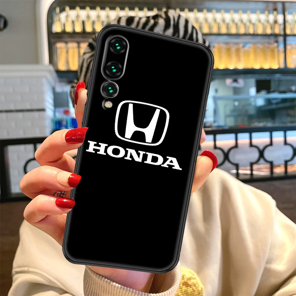 

Racing HONDAs Car Phone case For Huawei P Mate P10 P20 P30 P40 10 20 Smart Z Pro Lite 2019 black art cell cover pretty prime