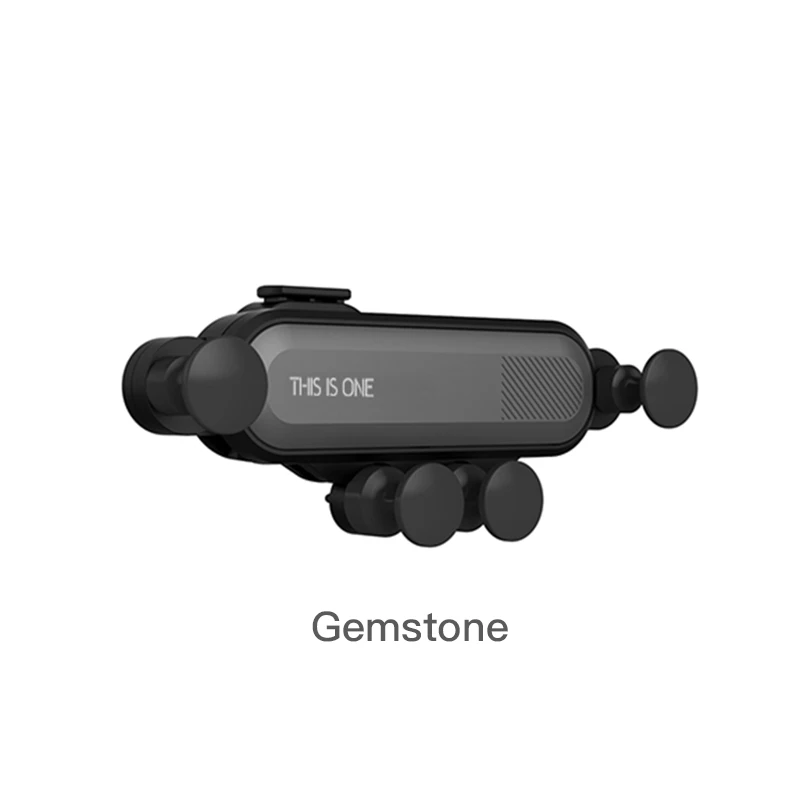 Gemstone Gourde Gravity Автомобильный держатель для телефона держатель на вентиляционное отверстие автомобиля держатель без магнитной подставки для мобильного телефона универсальная подставка для мобильного телефона - Цвет: Gemstone