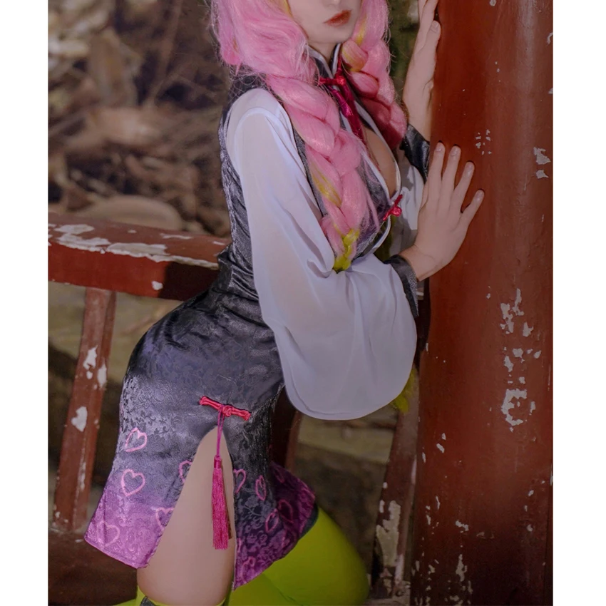 Женский костюм для косплея демона Хэллоуина Ципао |