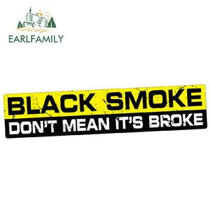 EARLFAMILY 15 см x 3 см Автомобильная наклейка s черный дым не сломался Наклейка виниловая смешная наклейка бампер JDM 4X4 SUV 4WD водонепроницаемый Стайлинг автомобиля