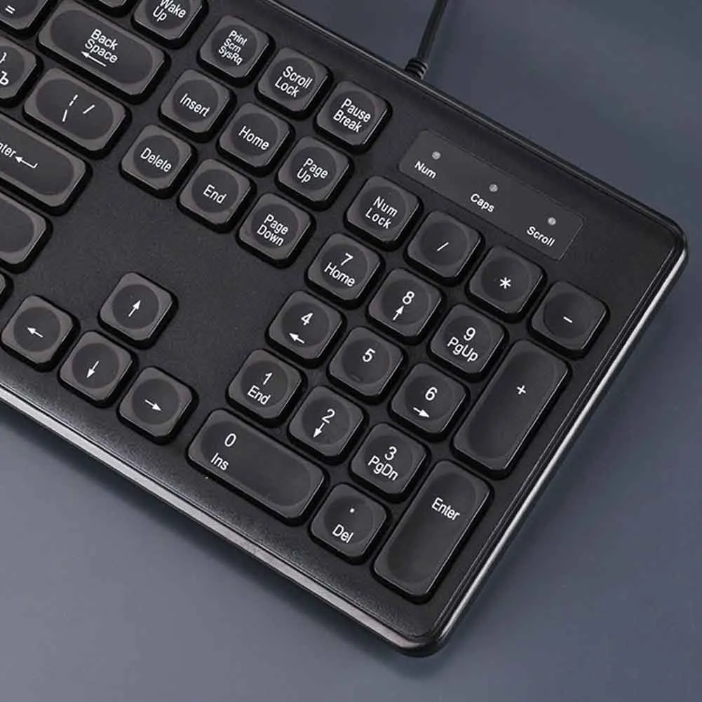 Механическая квадратная клавиатура с подсветкой USB-кабель 108 клавиш | Компьютеры