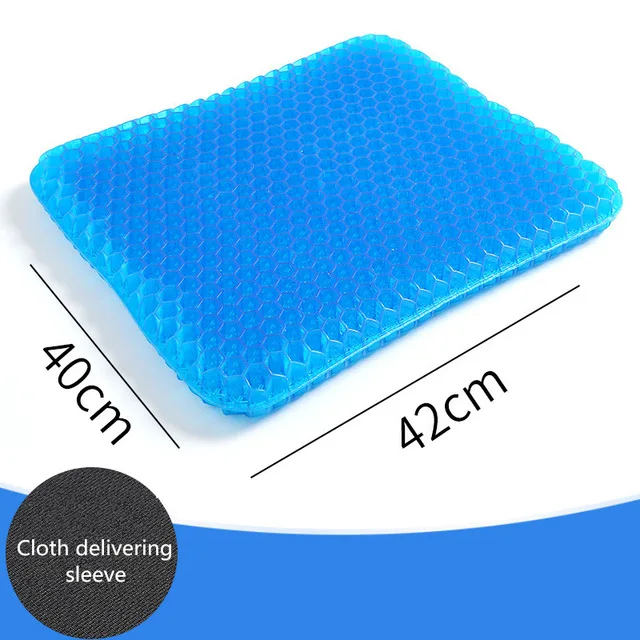 Square cushion 1200g Дорожное дышащее сиденье гелевая Подушка Coccyx ортопедический пенный наполнитель с эффектом памяти U массажные на сиденья кресло гелевая Подушка автомобиля u-образная подушка сиденья - Цвет: Square cushion 1200g