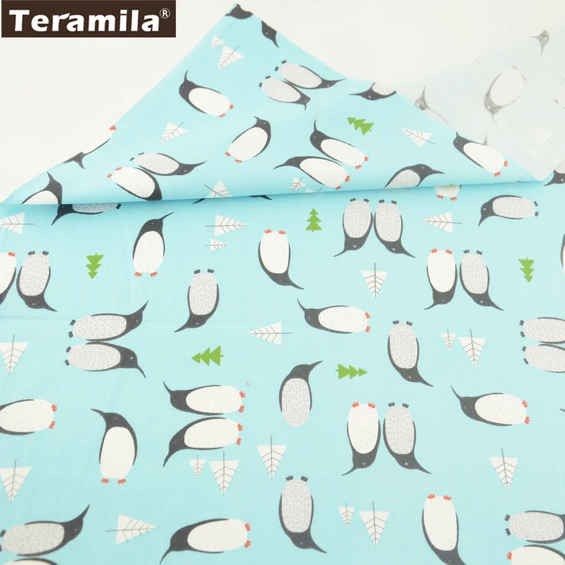 100x100cm Teramila Telas Por Metro мультфильм животных дизайн 100x100 см/шт. хлопок ткань для рукоделия, печворка Детская Ткань Ремесло тканевое платье - Цвет: 100x100cm