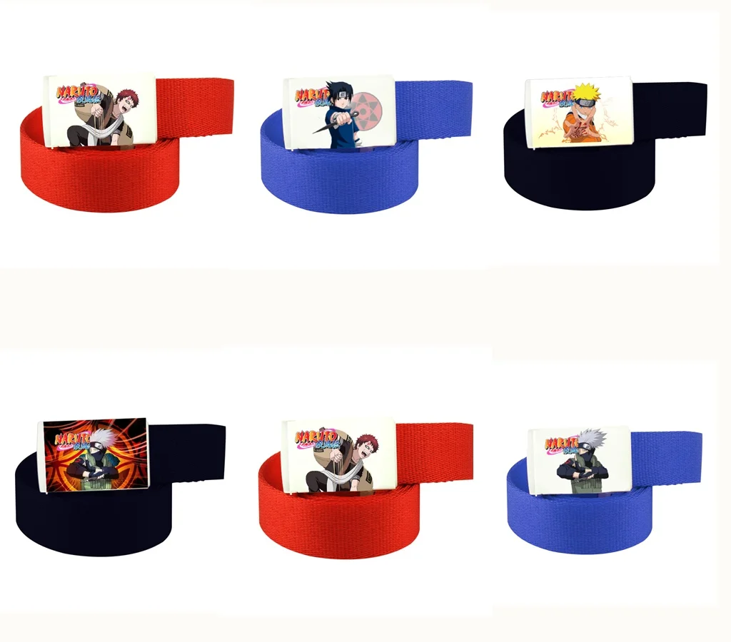 Новый модный мультяшный холщовый портативный пояс для отдыха с японским аниме