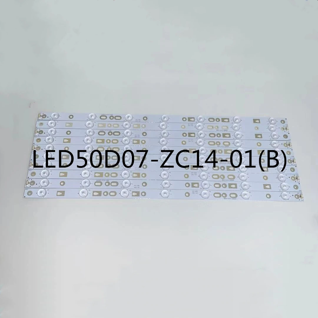 10 штук светодиодной подсветки 7 ламп LED50D7-ZC14-01(B) для Haier LED50A900 LD50U3000 D50MF7000 50S510 экран V500HJ1-PE8 on.
