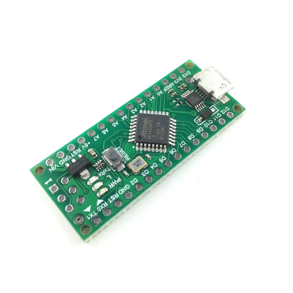 2 шт./партия, Nano 3,0 контроллер, совместимый с arduino nano Atmega328 Series CH340, USB драйвер, без кабеля, NANO V3.0