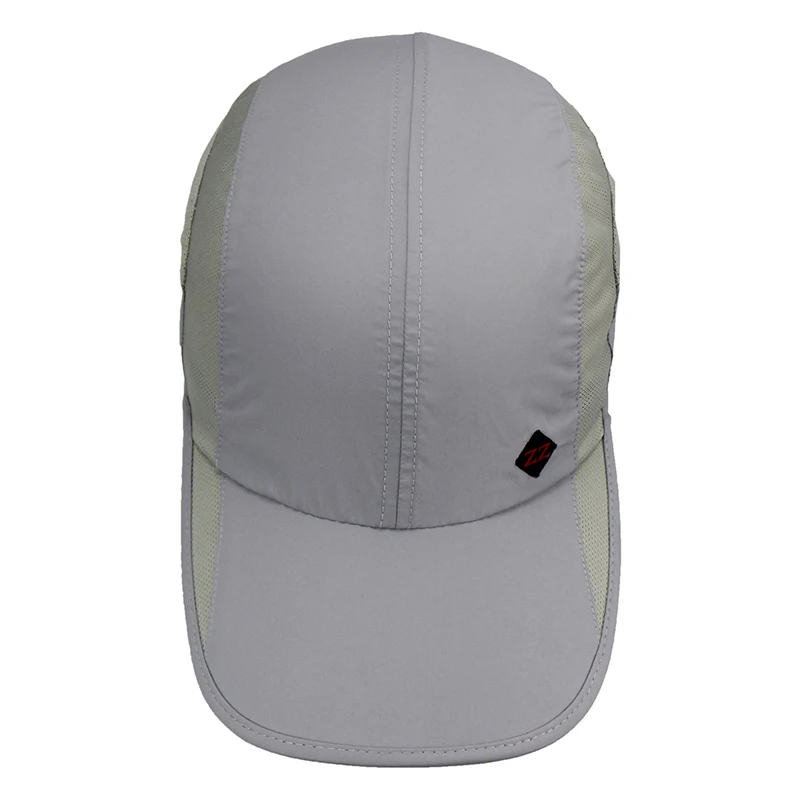 

Women's Baseball Caps Quick Dry Outdoor Sports Cap Breathable Adjustable Running Hats Light Grey Sun Hats For Men 2021