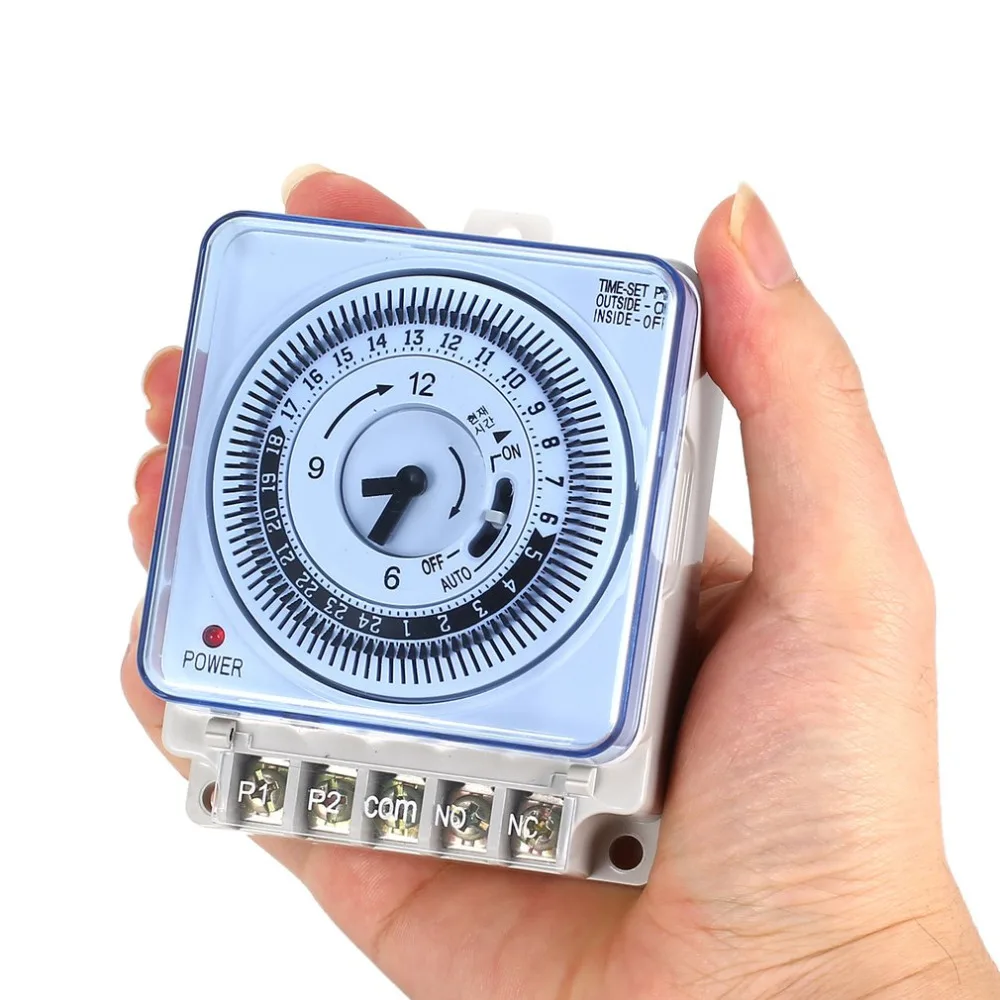 Механический таймер 230 В счетчик времени напоминание 15 мин 24 ч кухонный